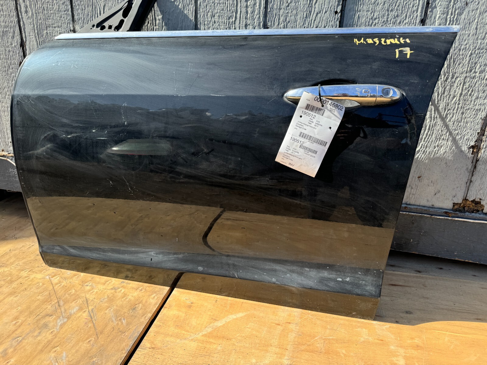 2014 2015 2016 2017 2018 2019 2020 MASERATI GHIBLI LEFT FRONT DOOR