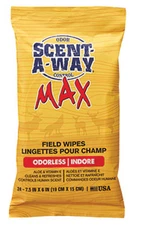 Hunters Specialties Scent-A-Way Max Field Wipes 24 Pack