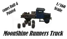 N scale Vintage Vehicle 1920-30 MoonShine Runners Truck Finished 1/160 scale