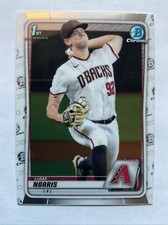2020 Bowman Chrome Draft LIAM NORRIS 1st Bowman RC Arizona DIAMONDBACKS #BD-147