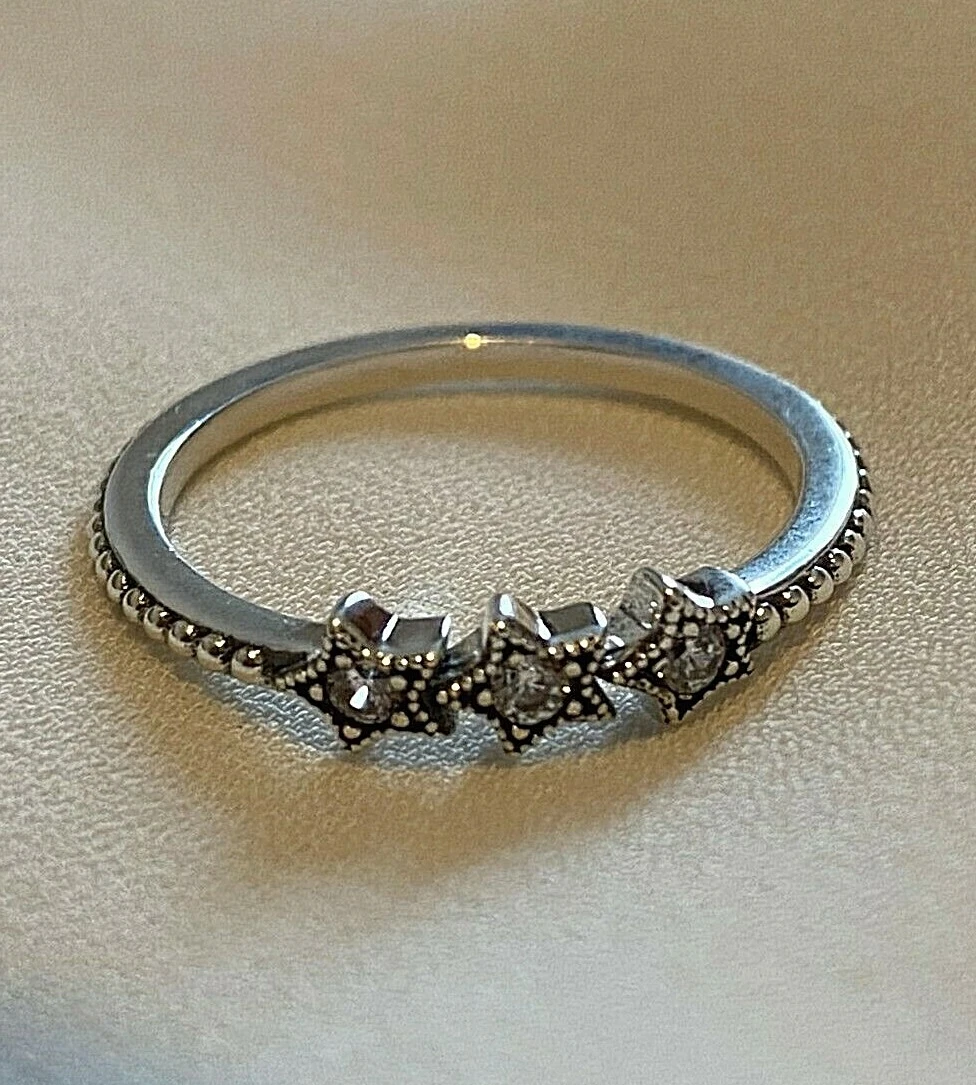 PANDORA CELESTIAL STARS RING 198492C01 S925 ALE STERLING SILVER