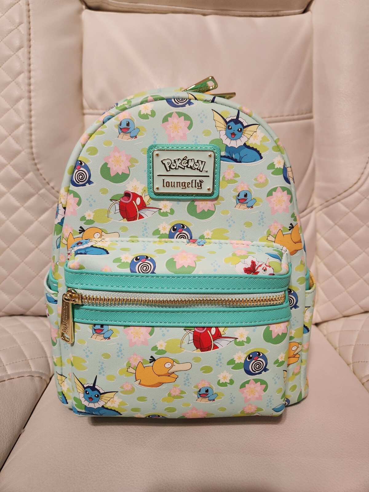Loungefly Pokémon Water Type Lily Pad Mini Backpack