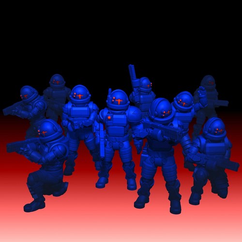 New Dominion Enforcers Ill Gotten Games 3D printed TGM-7 - Picture 3 of 4