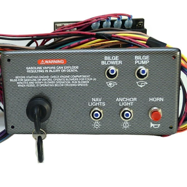 Sea Ray Boat Ignition Switch Panel 2073039 | Mercury Toggle 8 x 4 Inch - Image 2 of 4