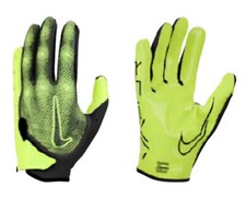 Nike Youth Vapor Jet 7.0 Football Gloves Volt-Black Size Medium