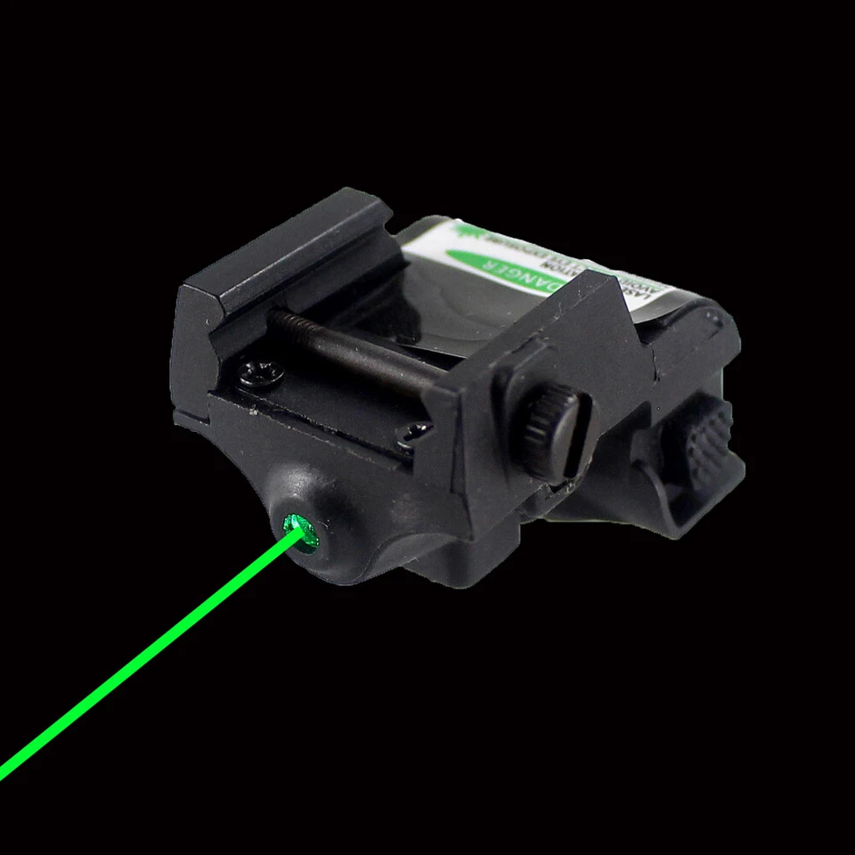 Pistol Subcompact Green Dot Laser Sight Rechargeable Used for Picatinny Rail - Image 2 of 4