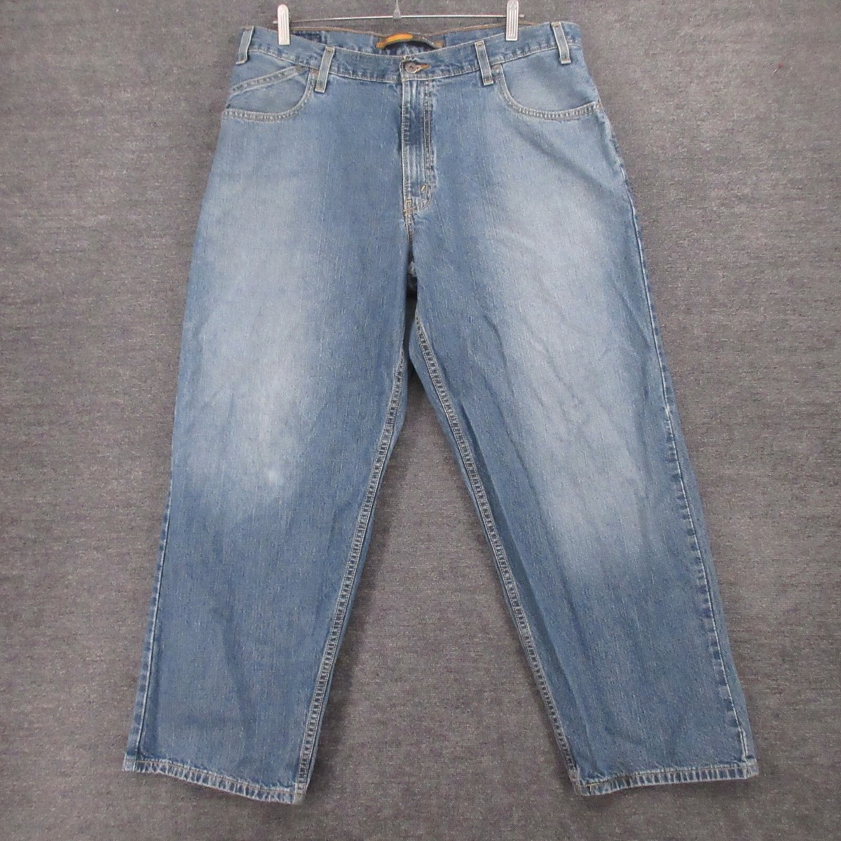 Levis Silvertab Jeans Mens 308 Baggy HipHop Y2K Faded Blue