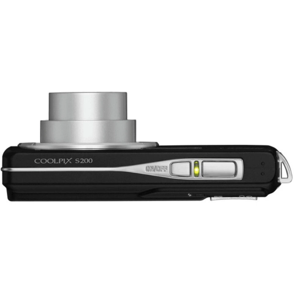 Nikon COOLPIX S200 CCD Digital Camera,Black,7.1MP 3x optical zoom,Face Detection - Image 4 of 4