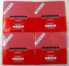 OPTIMA Mandola Strings Chromnickel geschliffen Red 2205