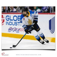 Blayre Turnbull Toronto Sceptres PWHL Auto 8x10 Photo Puck Along the Boards