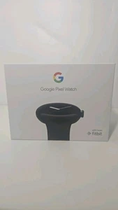 Google Pixel Watch Smartwatch 41mm Matte Black Obsidian Fitbit NEW SEALED