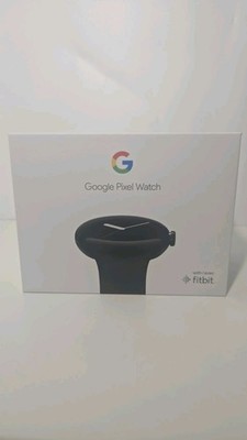 Google Pixel Watch Smartwatch 41mm Matte Black Obsidian Fitbit NEW SEALED