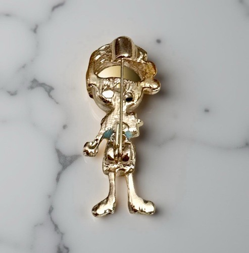 Cute Little Girl In Blue Dress Nurse Uniform & Hat Brooch Women’s Jewelry Pin - Picture 3 of 6