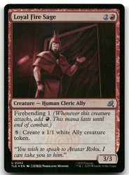 Loyal Fire Sage #242 (Foil) - Avatar: The Last Airbender: Eternal-Legal