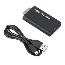 PS2 to HDMI Video Converter Adapter with 3.5mm Audio Output for HDTV Monitor Lot