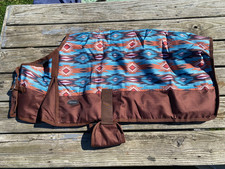 36"-39" Showman 1200D waterproof Southwest foal/miniature horse turnout blanket