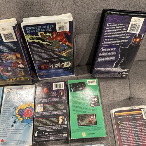 VINTAGE 80S-90S CARTOON VHS TAPES LOT Goosebumps Disney Go Joe POWER RANGERS - Imagen 10 de 20