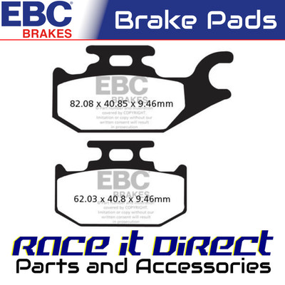 Brake Pads for CAN AM 650 STD C OUTLANDER MAX 4X4 2012 Rear TT EBC