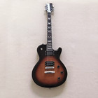 Sunburst Electric Guitar Mahogany Body Rosewood FB Flame Maple Top Abalone Inlay — photo 1