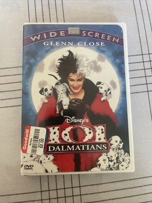 101 Dalmatians (DVD, 1996) Live Action Glenn Close, Widescreen, Tested