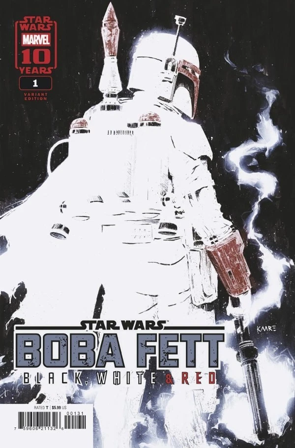 STAR WARS: BOBA FETT BLACK, WHITE & RED #1 ANDREWS VARIANT (17/09/2025)