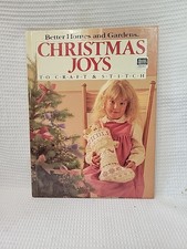 Better Homes  Gardens Christmas Joys to Craft and Stitch Hardback Book Vtg 1985