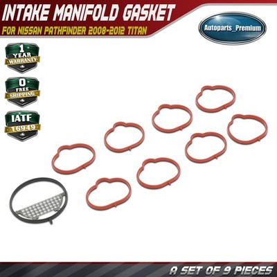 Engine Intake Manifold Gasket Set for Nissan Pathfinder 2008-2012 TITAN Armada