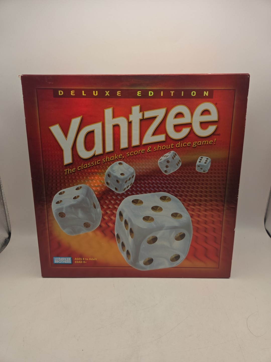 2004 Yahtzee Deluxe Edition Board Game Glittering Dice