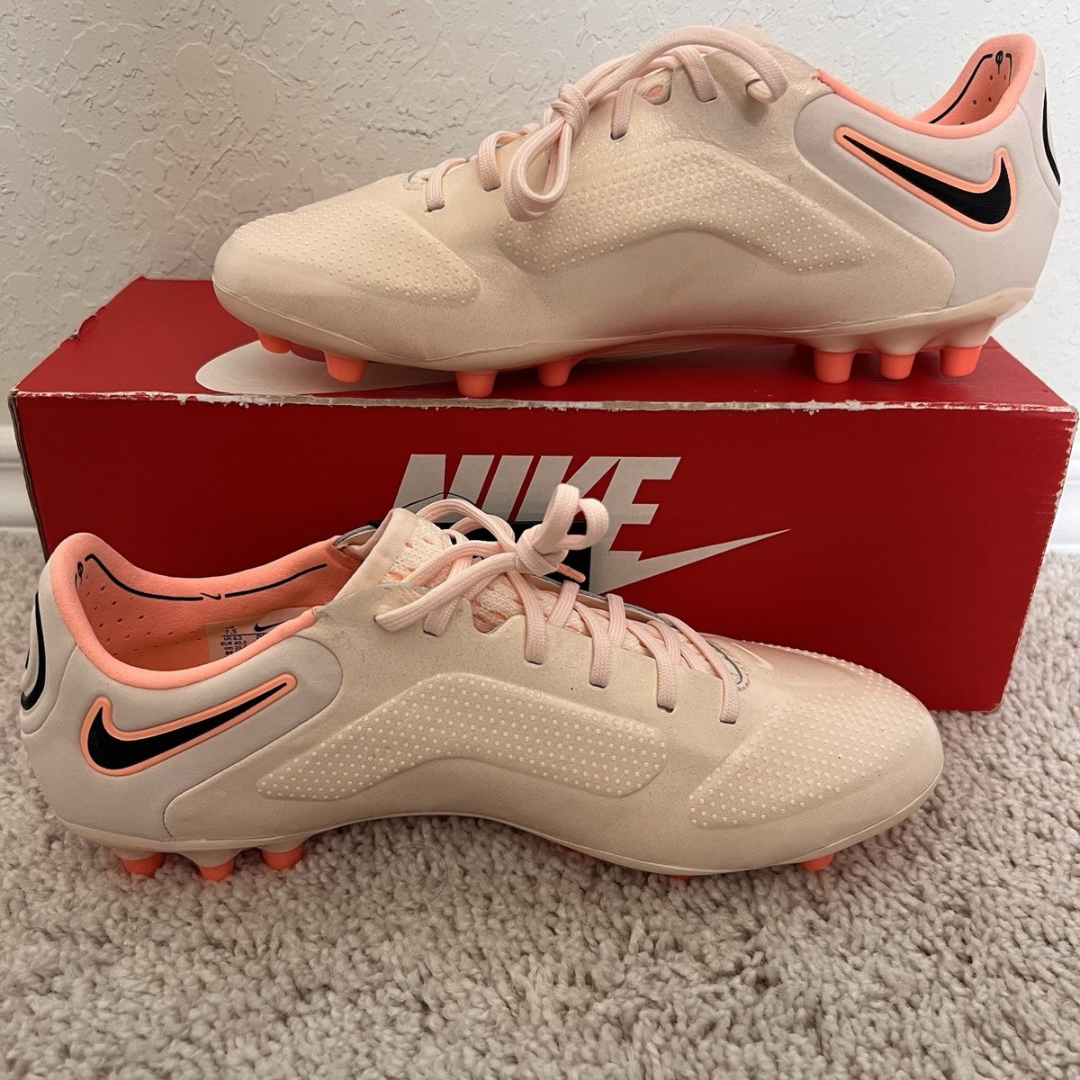 Nike Tiempo Legend 9 Elite AG Pro Guava Soccer Cleats DB0824-801