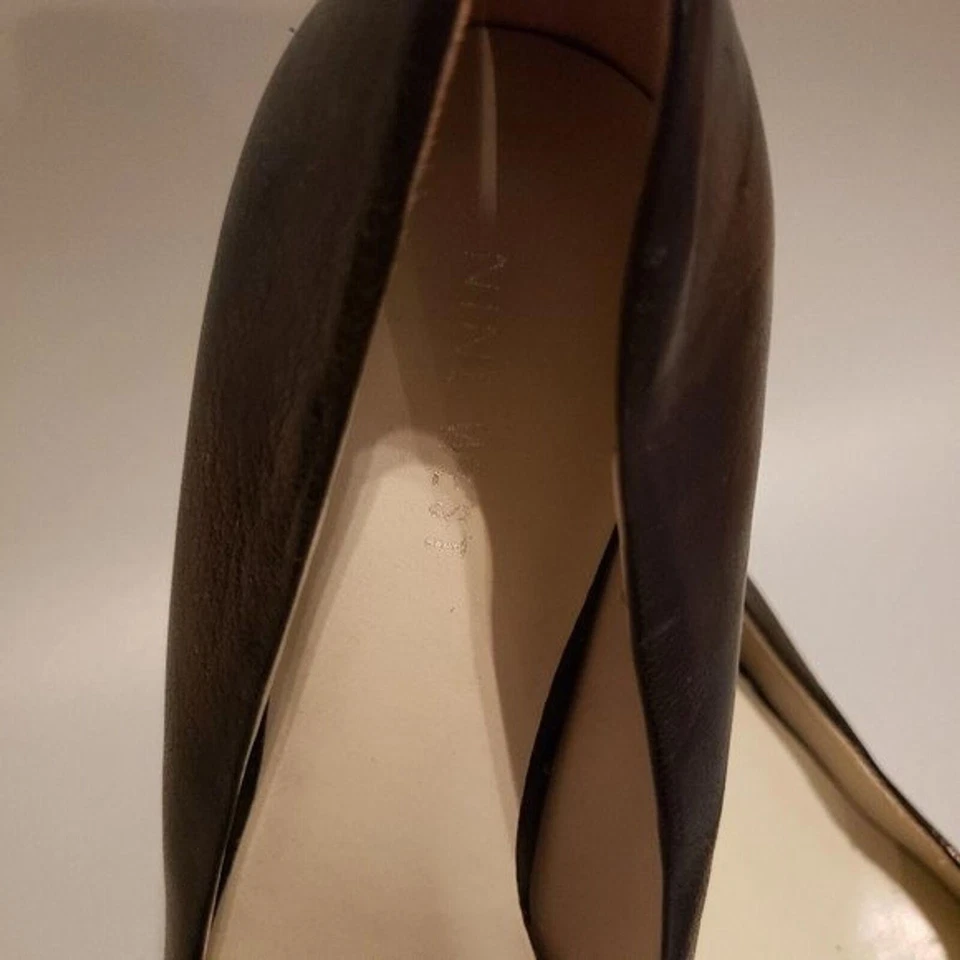 Nuevo Nine West Tacones Clásicos Cuero Negro 9.5 (Bin 2) Foto 3 de 4