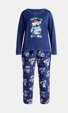 Disney Women Plus Stitch 3 Pc.Lounge Pajama set Socks Gift set Cozy Size 2X