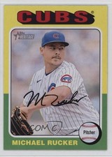 2024 Topps Heritage Michael Rucker #125 uu6