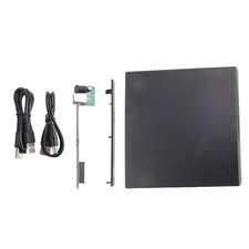 2X(12.7mm External DVD Enclosure USB 2.0 External DVD/CD-ROM Case for3031