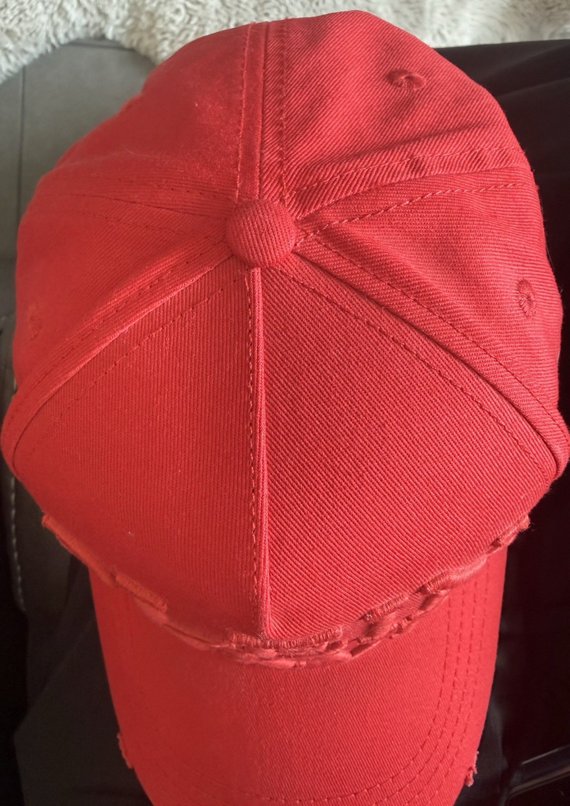 PHILIPP PLEIN LXXVIII RED BASEBALL CAP DISCONTINUED DESIGN RARE image 3