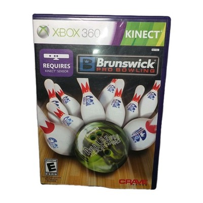 Brunswick Pro Bowling Microsoft Xbox 360 *KINECT REQUIRED* Complete CIB Manual