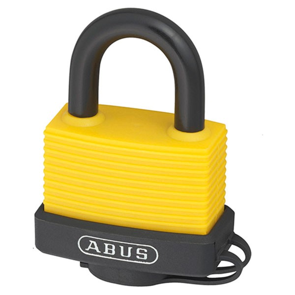 ABUS 70AL/45mm Aluminium Padlock Yellow Keyed Alike 6401