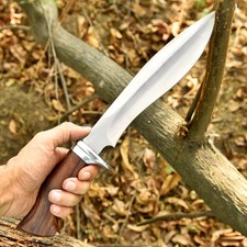 Custom Hand Made Hunting Bowie Knife Forge High Carbon Steel Blade UU 39