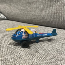 Vintage Tin Plate Friction Powered PAN AM helicopter - made in Japan 