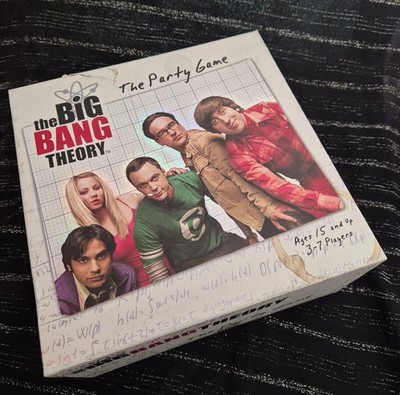 Big Bang Theory Partyspiel komplett Brettkarten Spielmarken Full Set