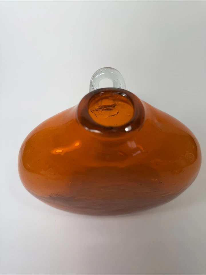 "Cajón de vidrio artístico soplado a mano y barril colgante jarrón atrapasoles 6,5""" Foto 3 de 4