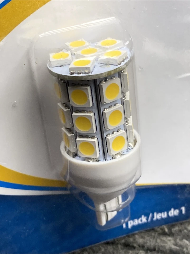 Bombilla 921 LED T10 RV interior blanco brillante Camco 4000-4500K 54633 Foto 4 de 4