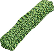 Parachute Cord Gecko Neon Green Medium Green Yellow Black 100 Ft RG010H