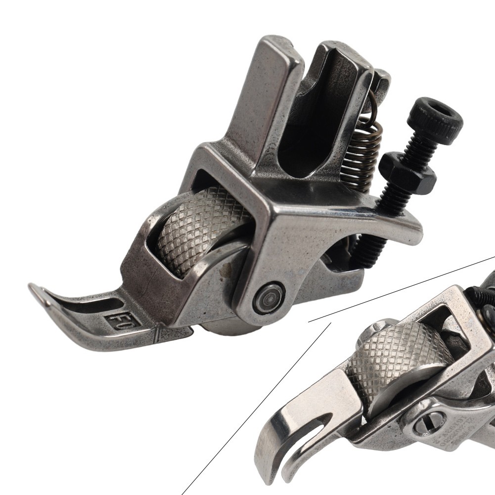 Adjustable Zipper Wheel Roller Presser Foot Fit for Industrial Sewing Machines