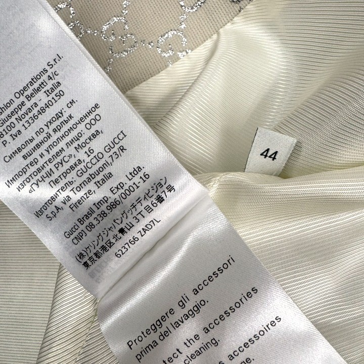 GUCCI Interlocking G Tailored Jacket 68% Wool Siz… - image 5