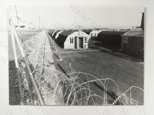 Rolleston Camp Salisbury Prison Nissen Huts Barbed Wire 1980 VTG Photo