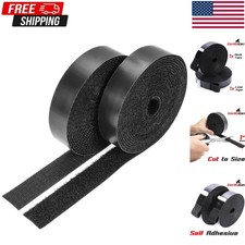 Self-Adhesive Hook and Loop Tape - 15Ft X 1 Inch Wide - Heavy Duty Sticky Back T