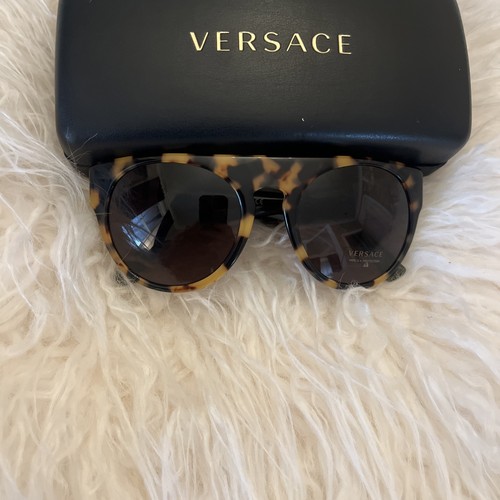 Versace Sonnenbrille MOD 4333 5231/73 Italy Rot Army Grün Schildpatt Neu - Bild 1 von 7