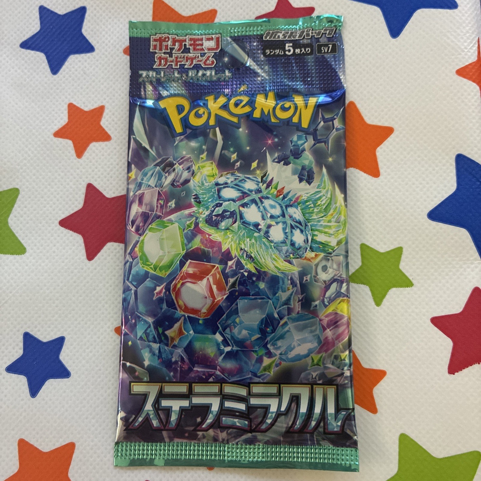 Stella Miracle Booster Pack SV7 - Japanese Stellar Crown Pokemon Factory Sealed