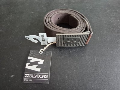 Billabong Gürtel Leder Größe S/M & L/XL Dunkel Braun Intercept Belt Chocolate E