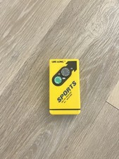 Vintage 90s Sports Yellow Portable AM/FM Radio Tested